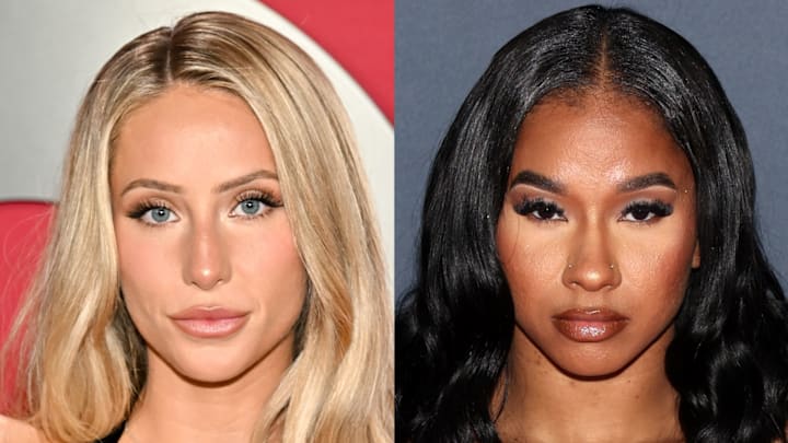 Alix Earle and Jordan Chiles