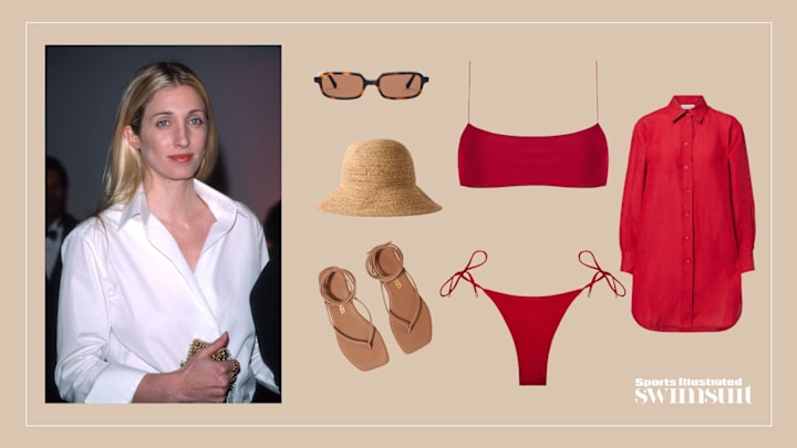 Carolyn Bessette-inspired swimwear