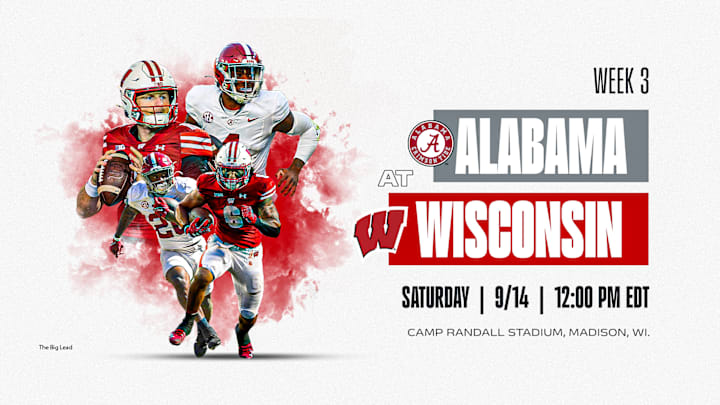 Week 3 Alabama vs Wisconsin