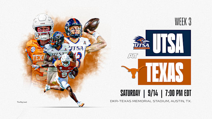 Week 3 UTSA vs Texas