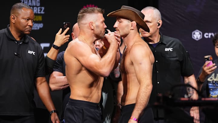 Dricus Du Plessis and Sean Strickland