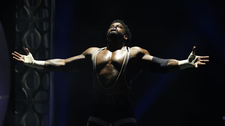 Powerhouse Hobbs enters the arena on AEW Collision