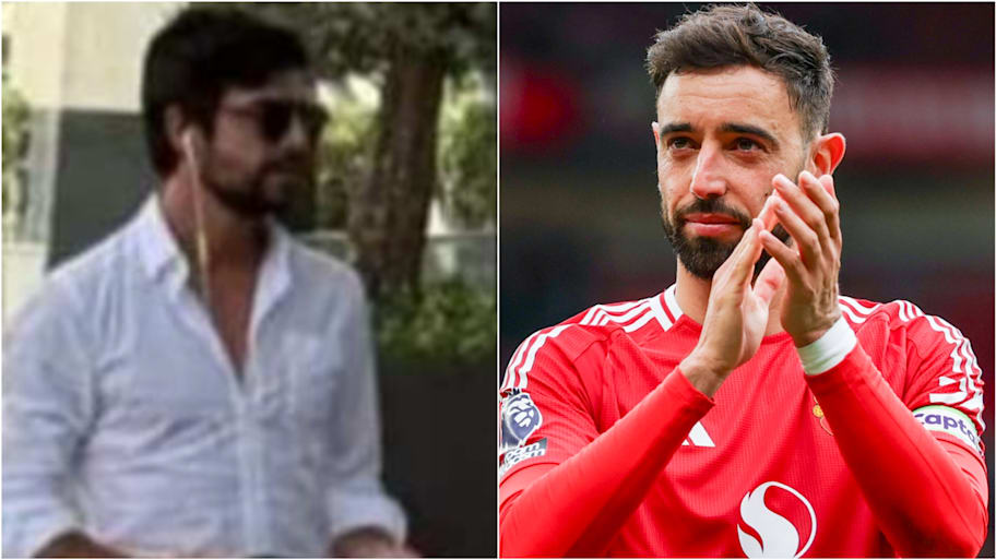 Bruno Fernandes is wanted in Saudi Arabia. | @ismaeelmahmoudd/X/IMAGO /Every Second Media.