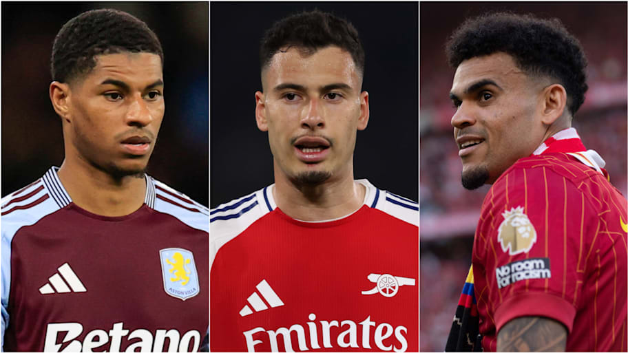 Marcus Rashford, Gabriel Martinelli and Luis Díaz have all been linked with Liverpool. | IMAGO/Pro Sports Images/Sportsphoto/NurPhoto