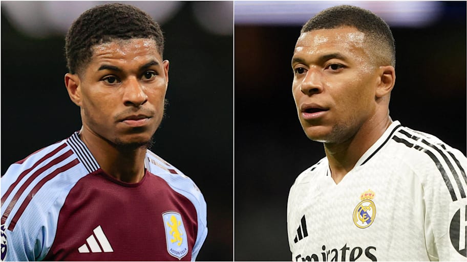 Marcus Rashford (left) and Kylian Mbappé headline today’s gossip. | IMAGO/Pro Sports Images/ABACAPRESS