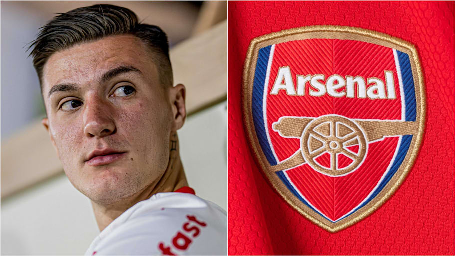 Benjamin Šeško seems to have muscled his way to the top of Arsenal's shortlist. | IMAGO/motivo|Visionhaus