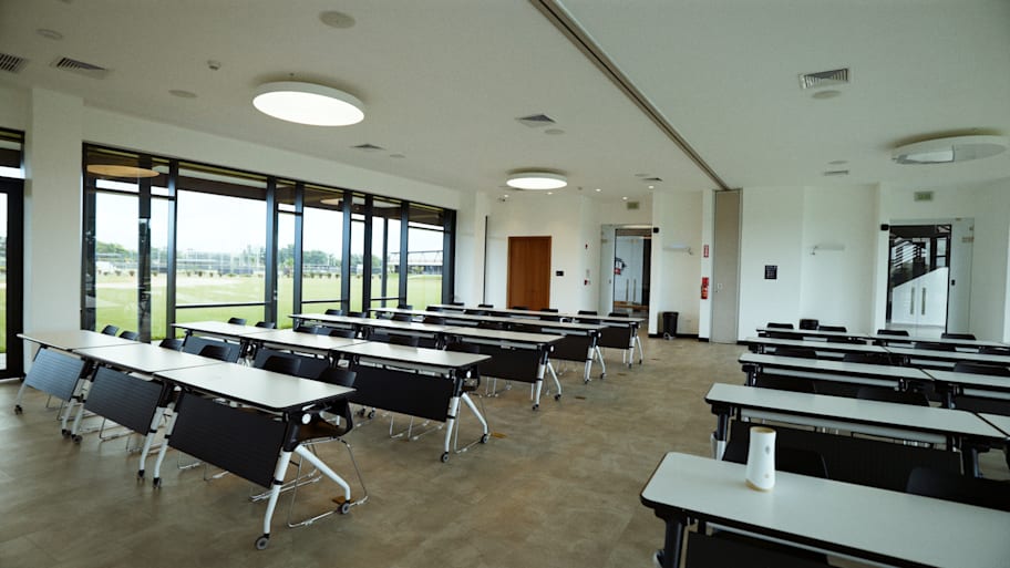 A classroom at the Brewers’ Dominican academy.
