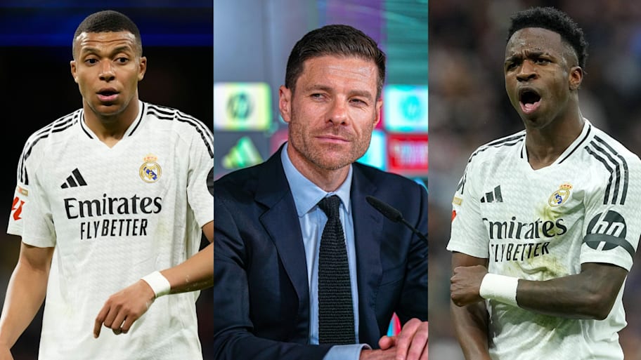 Xabi Alonso (center) is bringing some new tactics to Real Madrid. | IMAGO/NurPhoto, CordonPress, PsnewZ