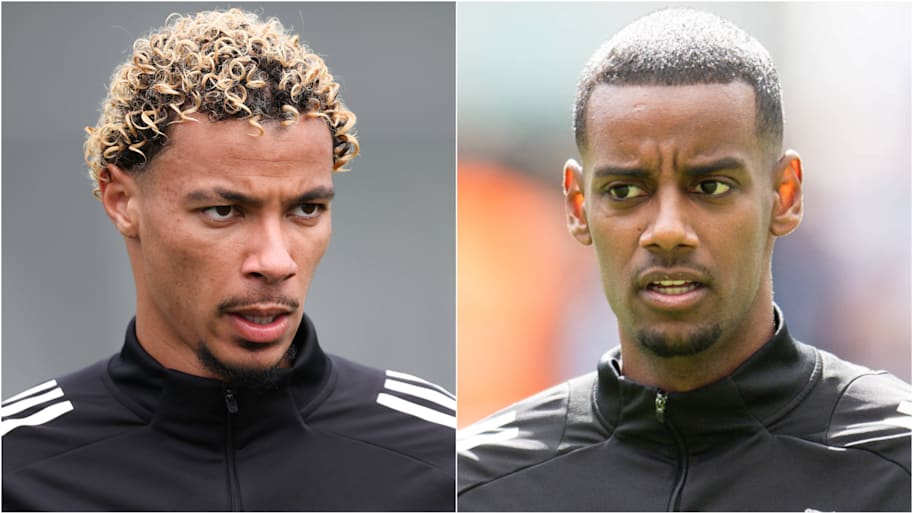 Hugo Ekitiké and Alexander Isak are involved in a transfer tussle between Liverpool and Newcastle. | IMAGO/Kessler-Sportfotografie/NurPhoto