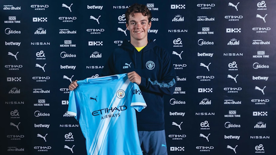 Sverre Nypan will become the third Norwegian player in Manchester City's squad. | Manchester City