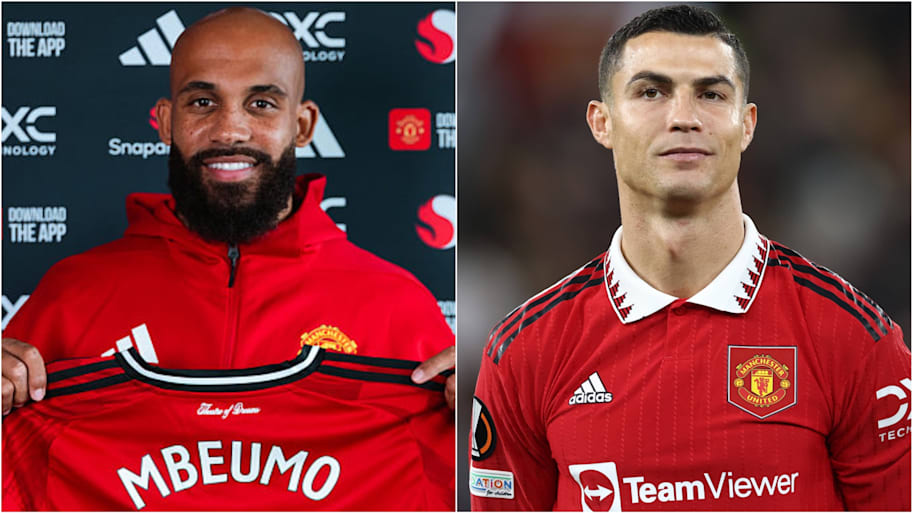 Bryan Mbeumo grew up watching Cristiano Ronaldo at Manchester United. | Manchester United/Getty Images|IMAGO / Newscom World