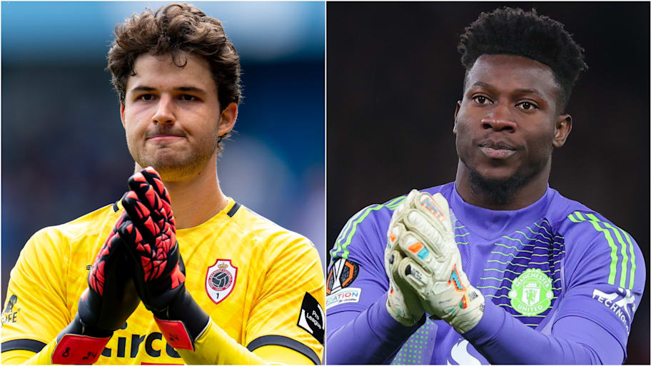 Senne Lammens could take the place of Andre Onana. | Joris Verwijst/BSR Agency|James Gill-Danehouse/Getty Images