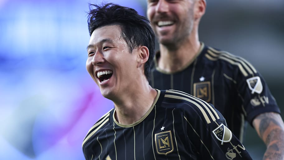 Son Heung-min curled in a free kick from a sharp angle for his first MLS goal on Saturday night.  | Omar Vega/Getty Images