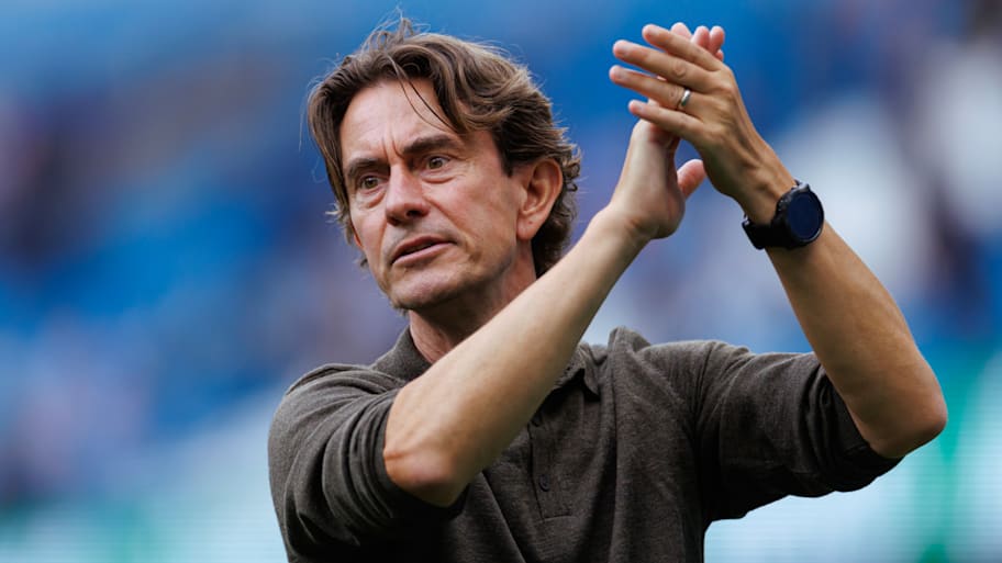 Thomas Frank is clearly in search of a new forward. | Marc Atkins/Getty Images