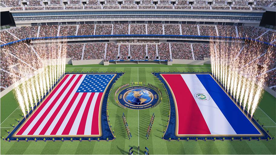 USMNT and Paraguay World Cup anthems 