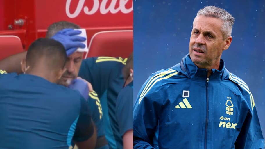 Nottingham Forest coach requires stitches after overenthusiastic goal celebration