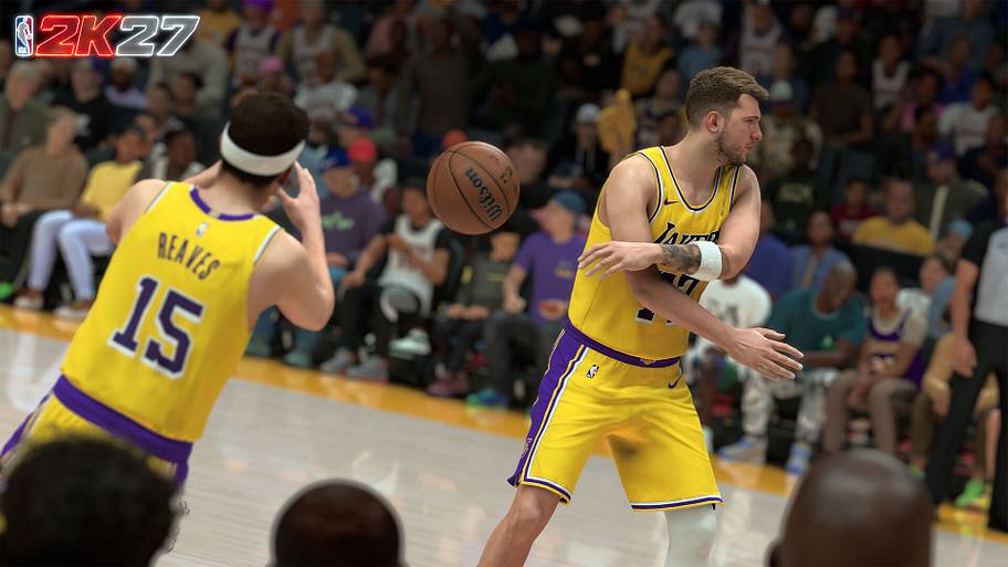 Austin Reaves and Luka Doncic
