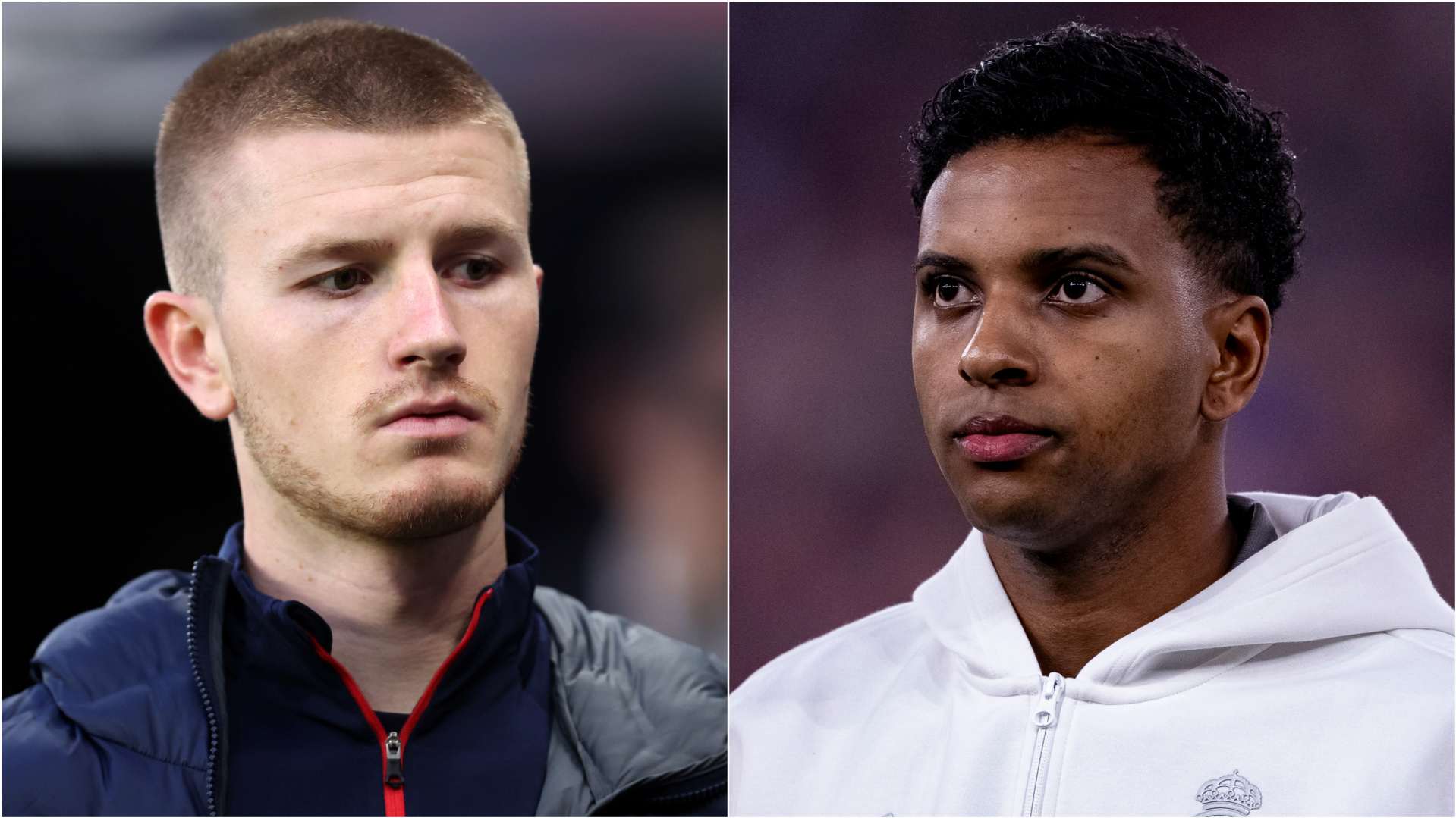 Adam Wharton and Rodrygo