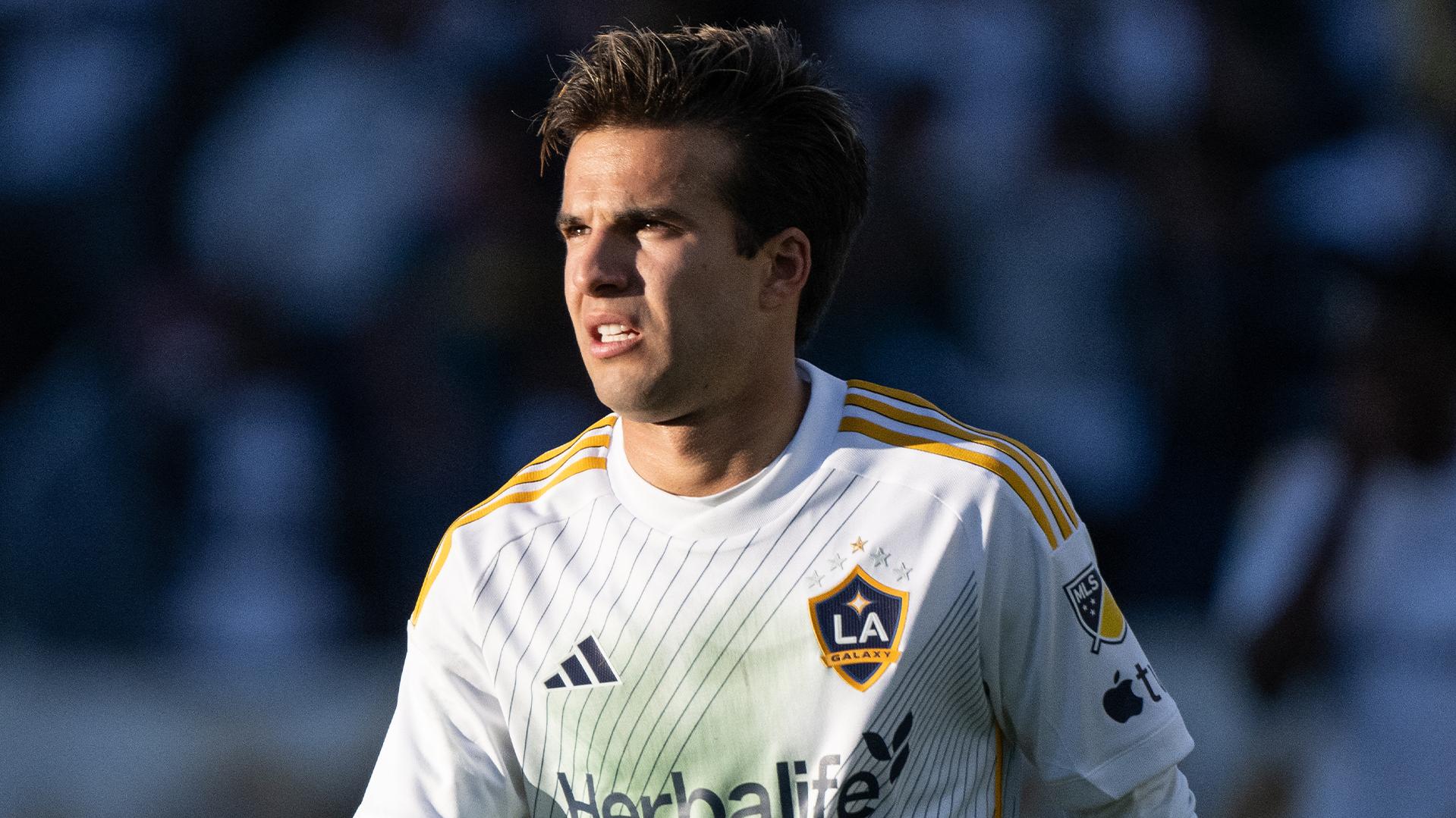 Flocage Officiel LA Galaxy – Riqui Puig, 2024/2025, Maillot Extérieur Jaune, Neuf