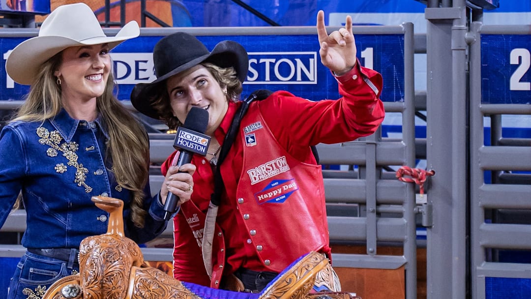 Rocker Steiner, back-to-back RODEOHOUSTON Bareback Riding Champion