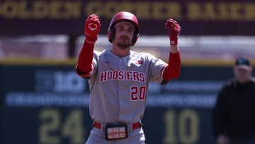 Toronto Blue Jays draft pick Nick Mitchell finished second among Hoosiers with a .335 batting average in 2024.