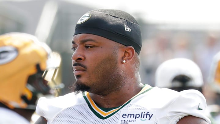 Offensive lineman Elgton Jenkins