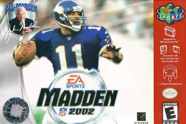 Madden 2002's cover