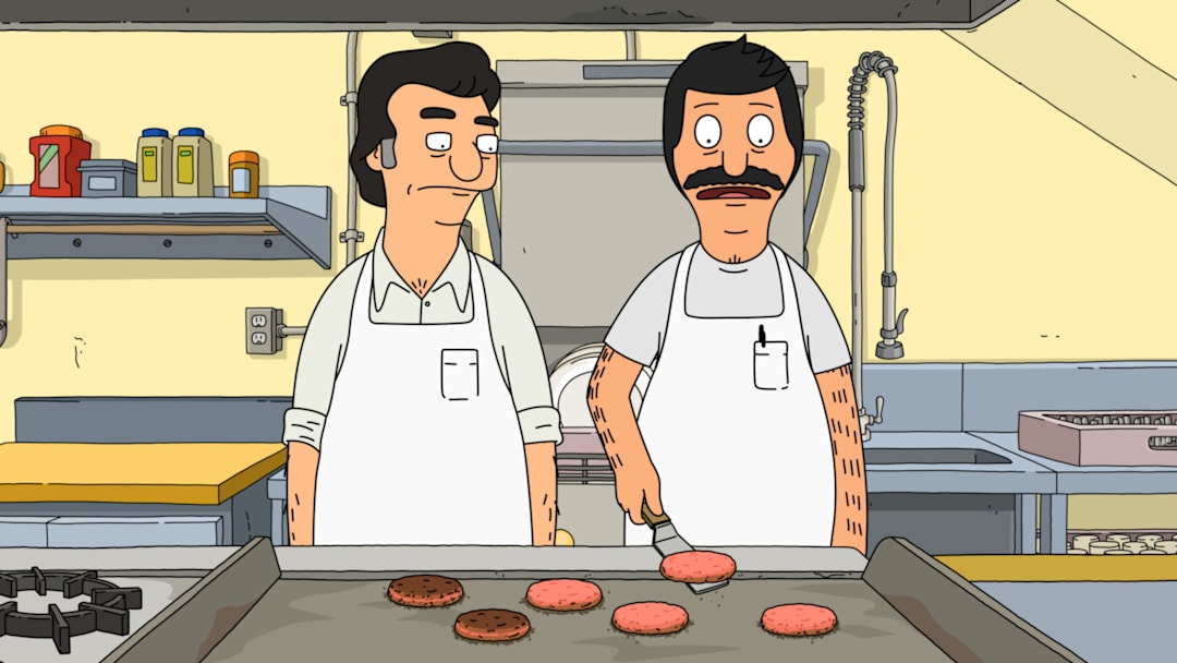 BOB'S BURGERS: When Bosco goes to Bob needing to learn how to make a burger for an undercover mission to oust criminal and burger joint owner Vincent Balicki, it becomes obvious that the sergeant is severely lacking in cooking knowledge. As Bob’s family constantly halts any progress in Bob’s lessons, Bosco, still unseasoned, goes to his interview, only to meet with his potential criminal employer again back at Bob’s Burgers for a spontaneous burger-making test on the all-new "To Catch A Beef"