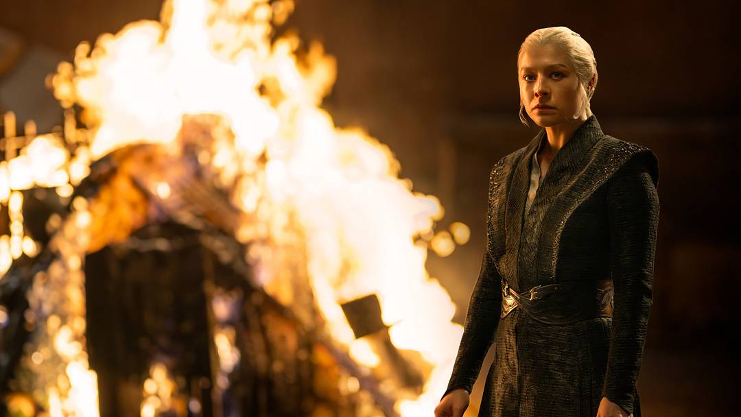 Emma D'Arcy (Rhaenyra Targaryen) in House of the Dragon season 3. Emma D'Arcy (Rhaenyra Targaryen) in House of the Dragon season 3.
