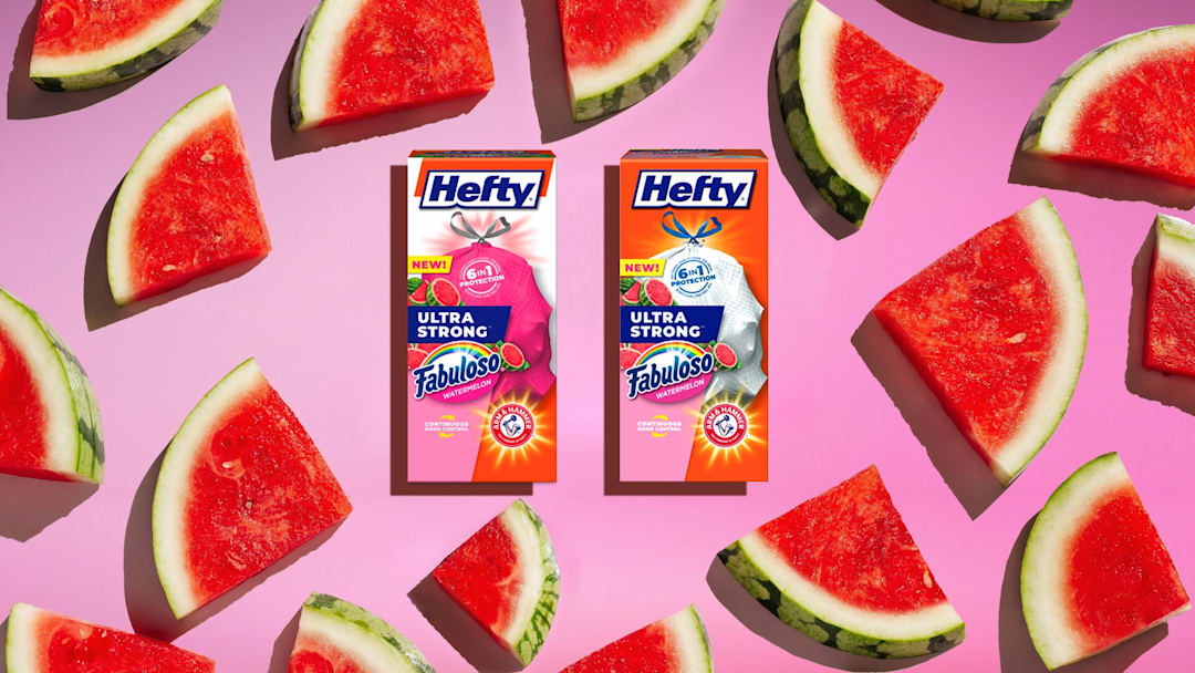 Sweeten Kitchen Cleanup with New Hefty Fabuloso Watermelon Trash Bags