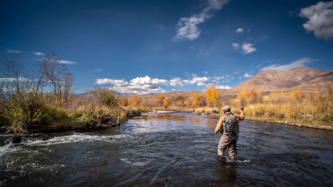 Utah fly fishing guide Sammy Elam dialing in on the right pattern for the Provo River. 