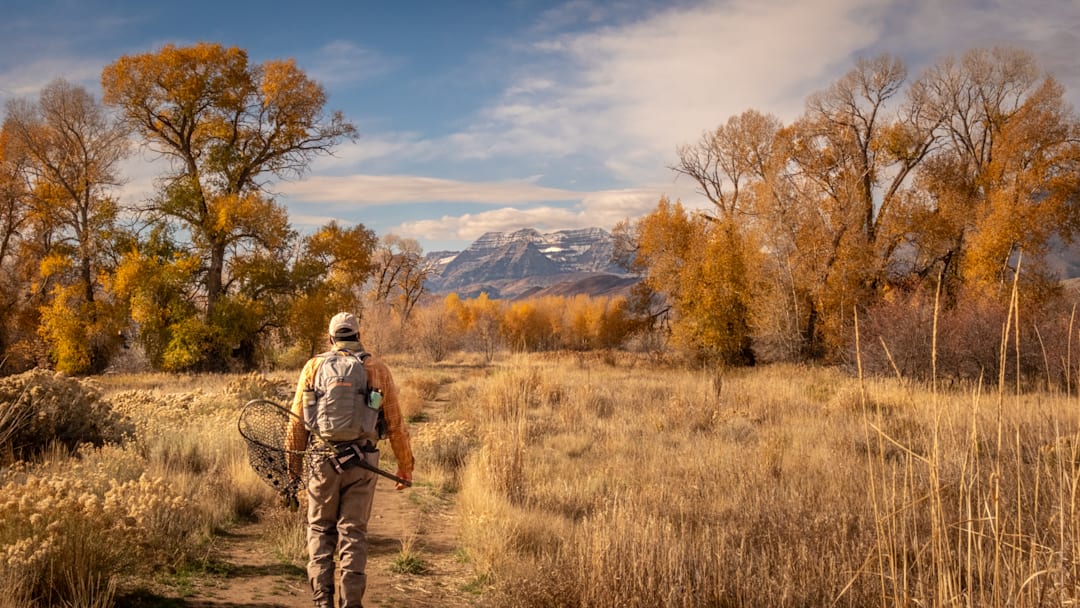Utah guide Sammy Elam taking the scenic route to the river. 
