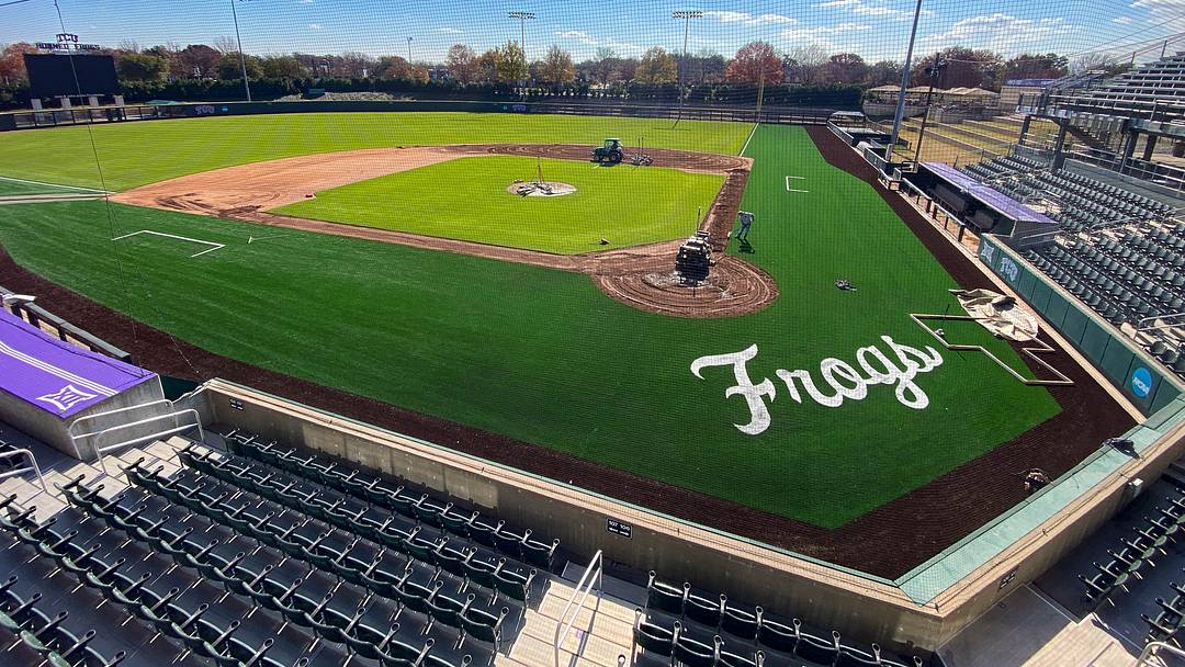 TCU Baseball Field | Natural Surface Mainenance