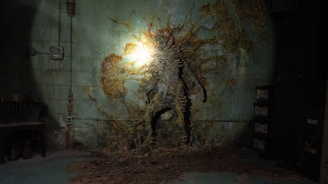 Cordyceps in a human in HBO's 'The Last of Us.'