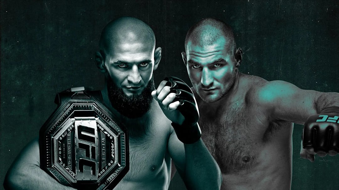 Promotional material for UFC 328.