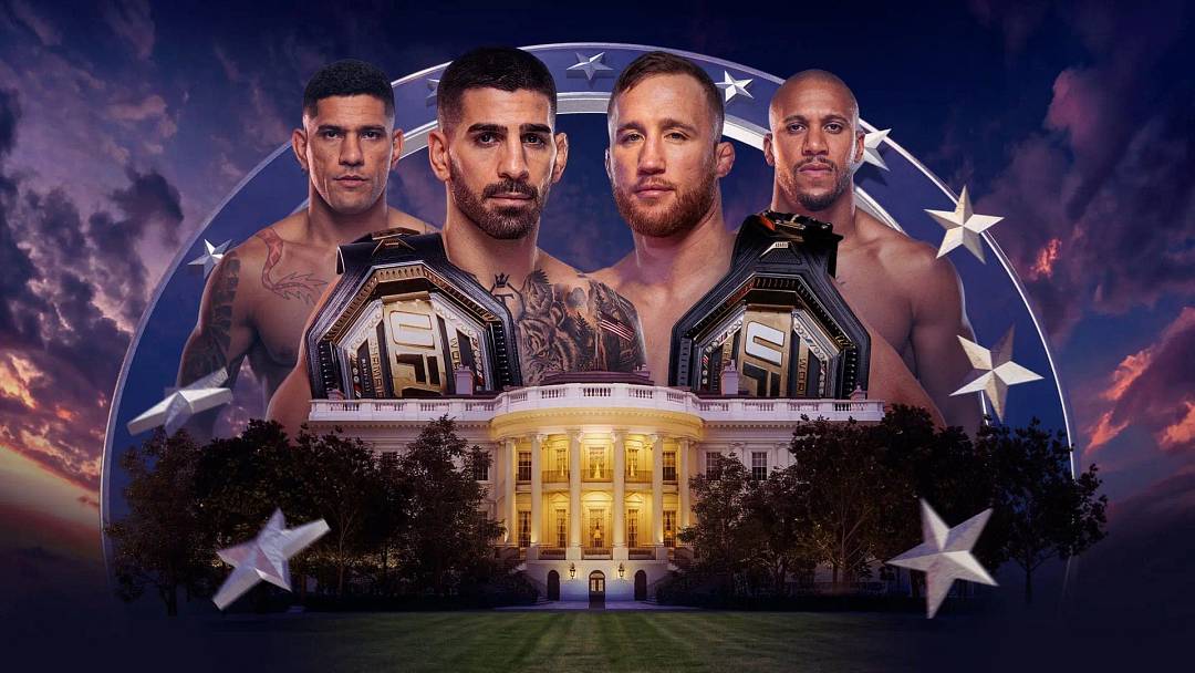 Promotional material for UFC Freedom 250