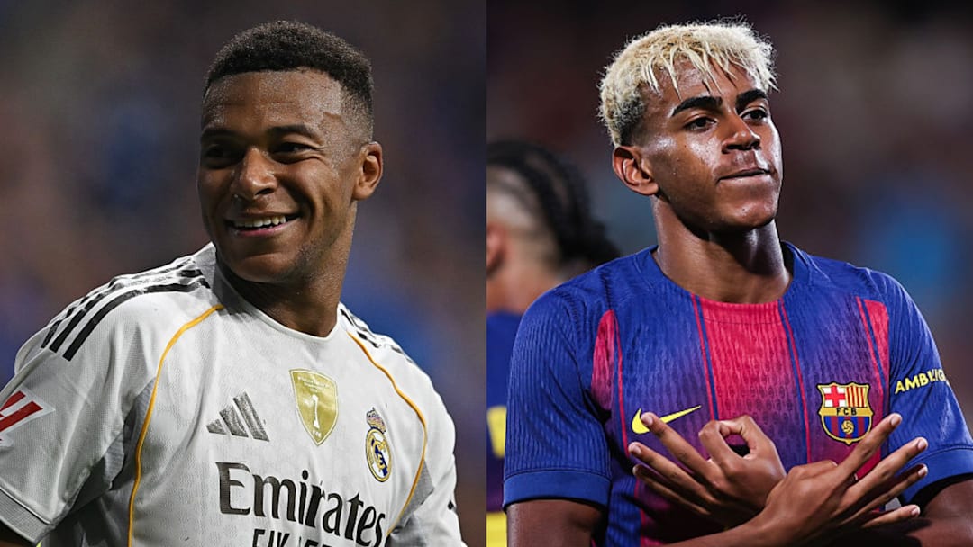 Kylian Mbappé (left) and Lamine Yamal (right) have lit up 2025.