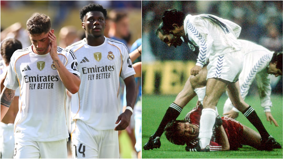 Federico Valverde (far left), Aurélien Tchouaméni (middle left) have been compared to Juanito.