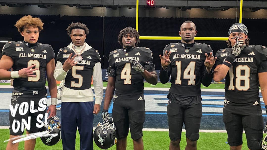 Tennessee football signees following Navy All-American Bowl.