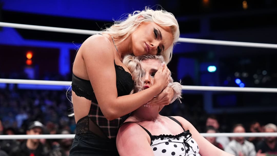 Mariah May after attacking Toni Storm on the 8/21/24 episode of AEW Dynamite