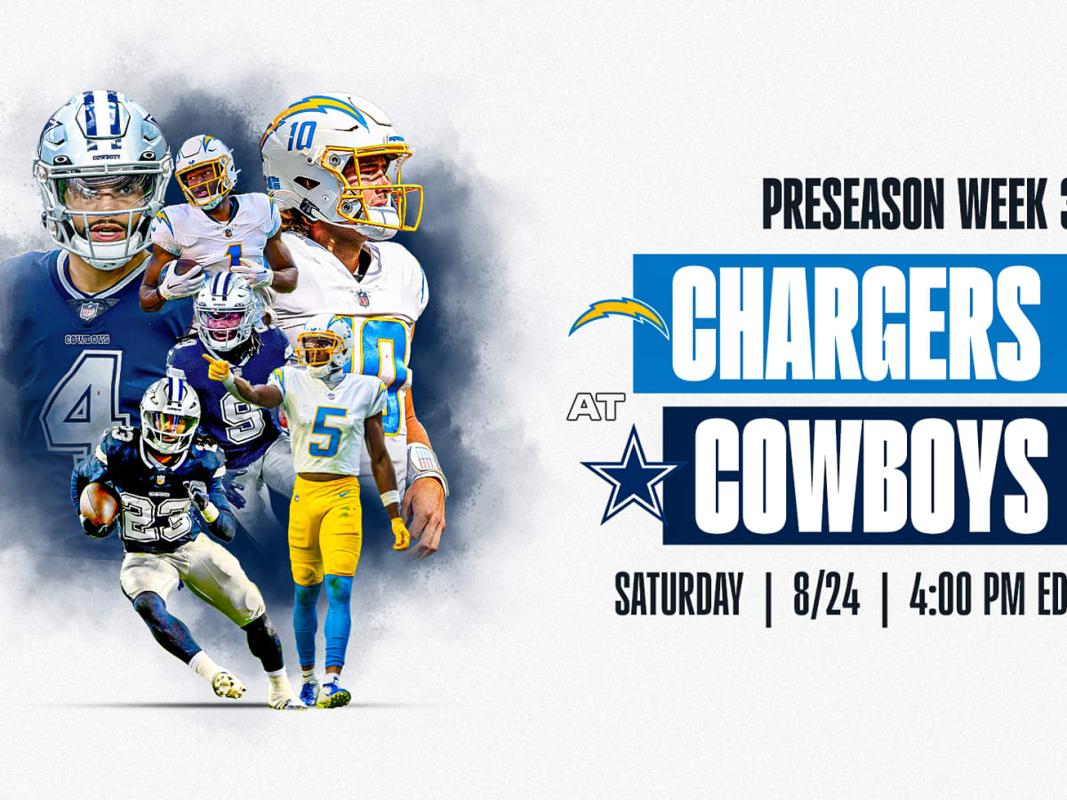How to watch Cowboys vs Chargers live local TV time FREE live stream