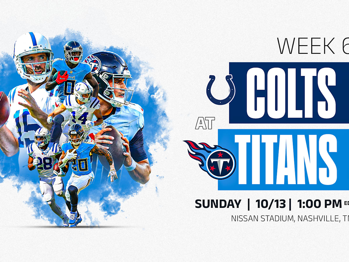 How to watch Indianapolis Colts at Tennessee Titans time TV channel live stream