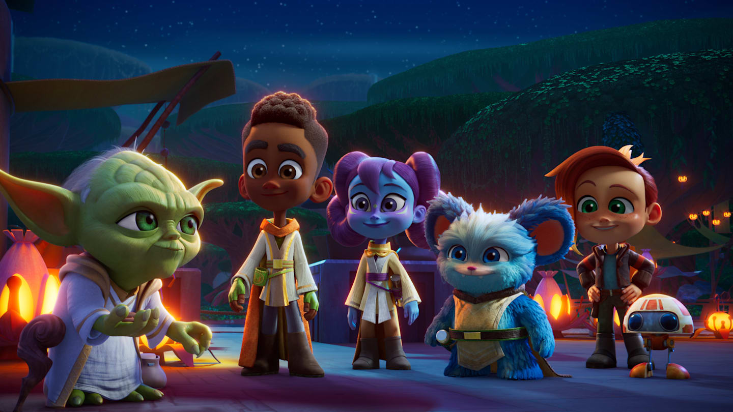 Familiar Star Wars characters and species appear in Young Jedi Adventures