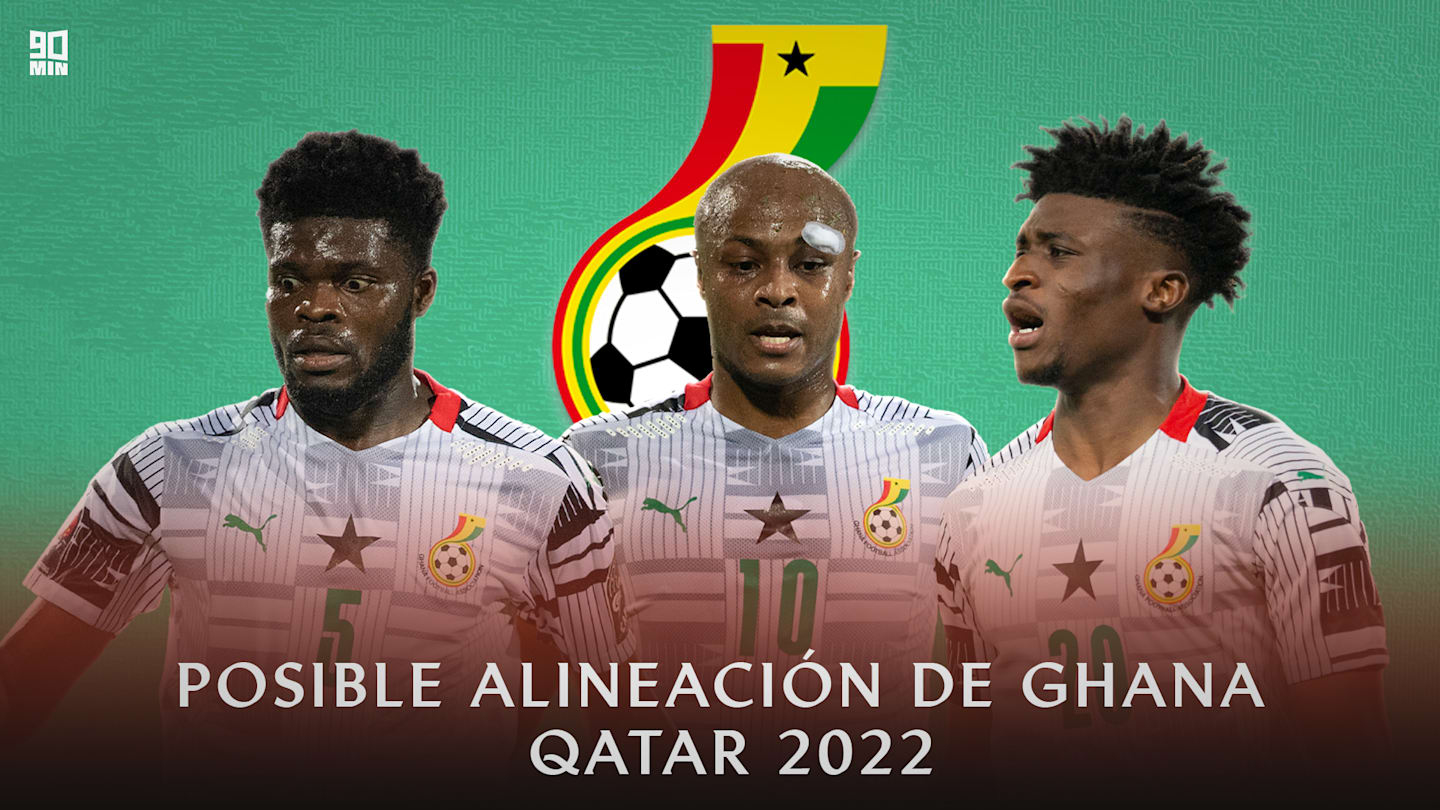 The possible starting lineup of the Ghana national team at the Qatar