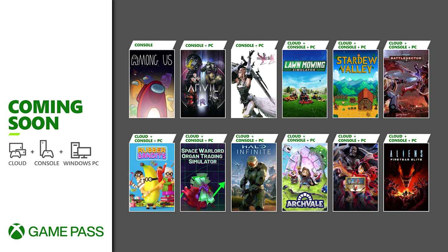 Xbox Game Pass December 2021 Titles Announced