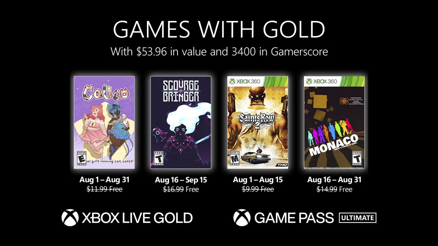 Games with gold all games deals