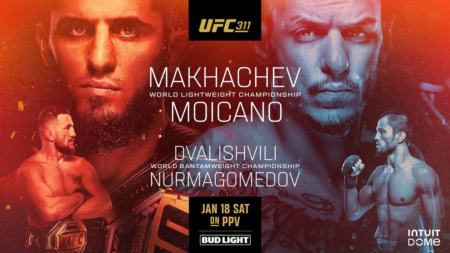UFC 311 Islam Makhachev vs. Renato Moicano - Full Card, Stream, Start Time, & Odds