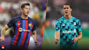 Robert Lewandowski & Dusan Vlahovic are the headline strikers on show as Barcelona meet Juventus