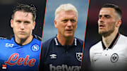West Ham manager David Moyes is targeting Piotr Zielinski and Filip Kostic among others