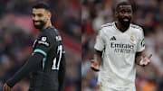 Salah and Rudiger will come face to face on Wednesday